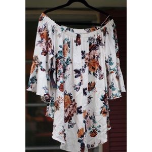 Off the Shoulder Floral Top